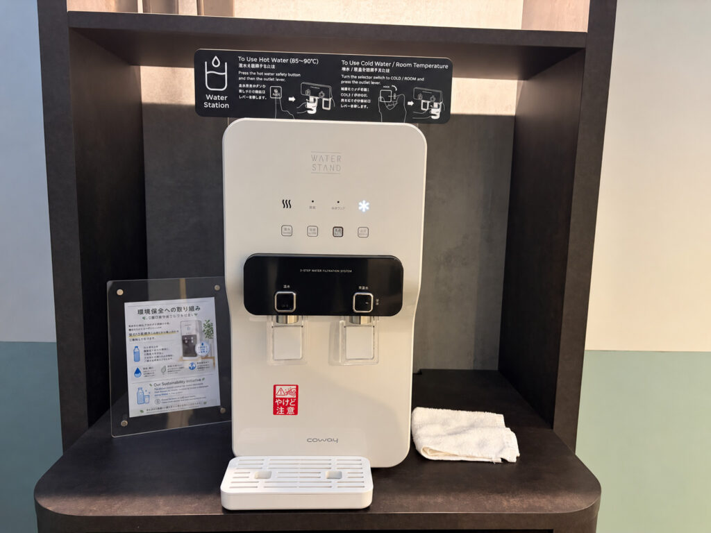フロアに置いてあったウォーターサーバー